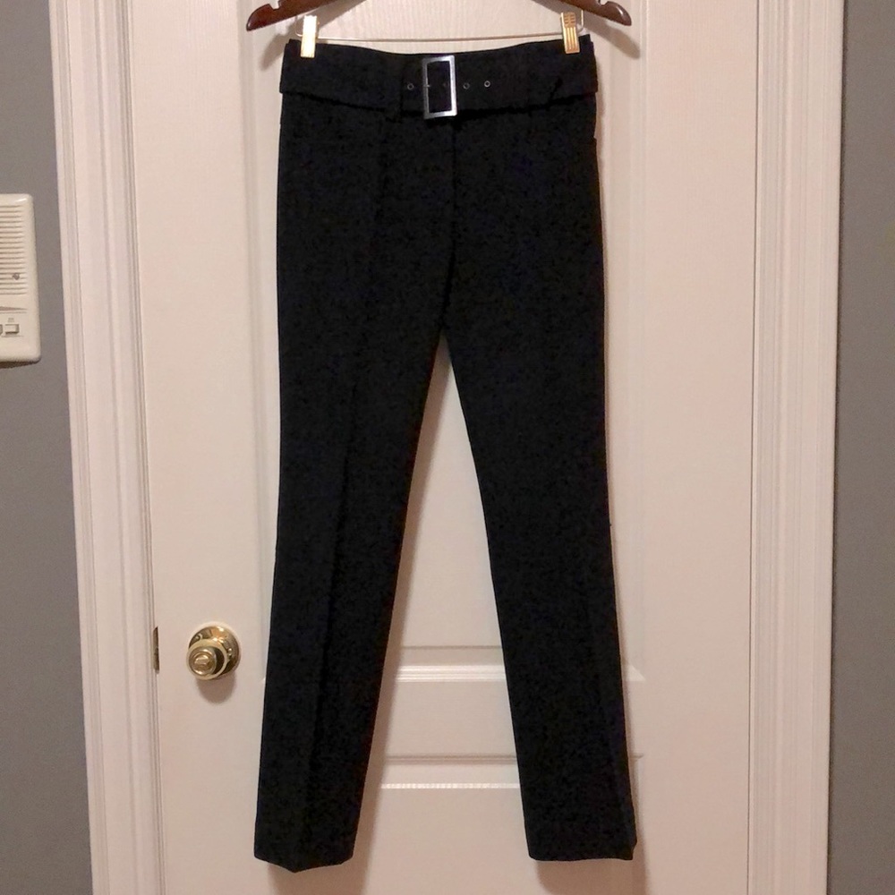 Sandra Angelozzi Black Belted Trousers